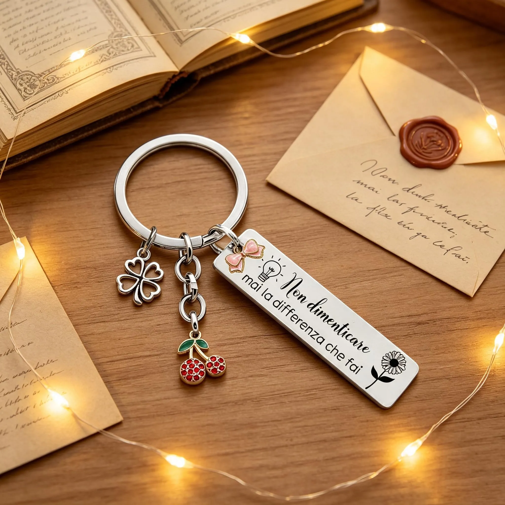 GUOYU Regali di Ispirazione Portachiavi Portafortuna Amica-Regali di Compleanno Donna,Regalo donna, Regali Ispirativi per Migliori Amiche, Colleghe, Moglie, Madre, Sorelle-Regali Natale Collega (8) - immagine 4