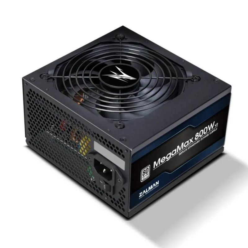 Alimentatore Zalman MegaMax TXII 800 W 80 PLUS Nero Alimentatore ATX Zalman MegaMax TXII 800 W 80 PLUS Nero - immagine 1