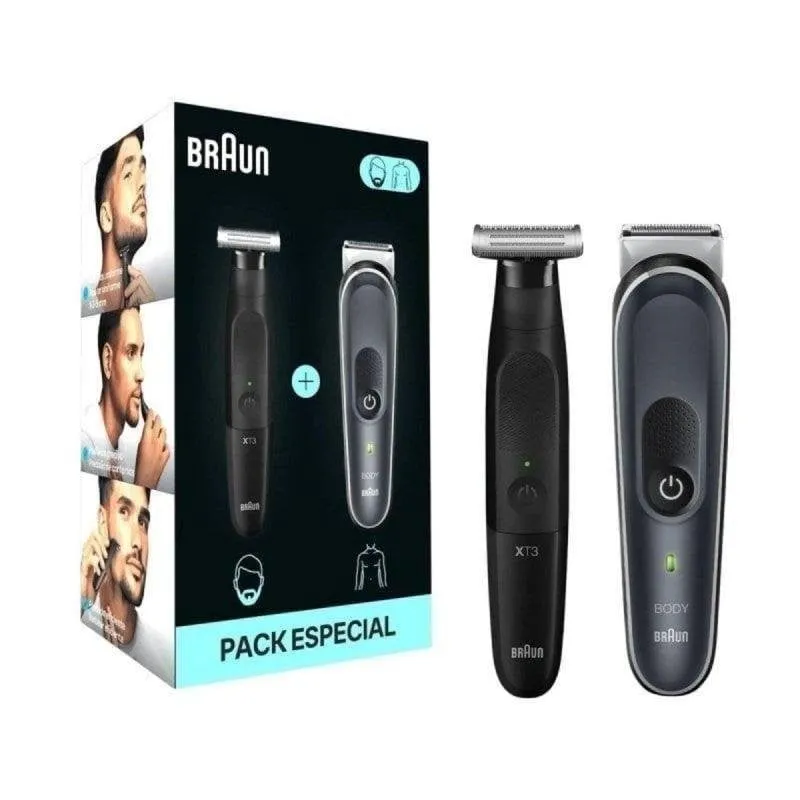 Rasoio Corpo Braun Bodygroomer B560 Senza Filo 100 min Impermeabile 3 Pettini SkinShield - immagine 1