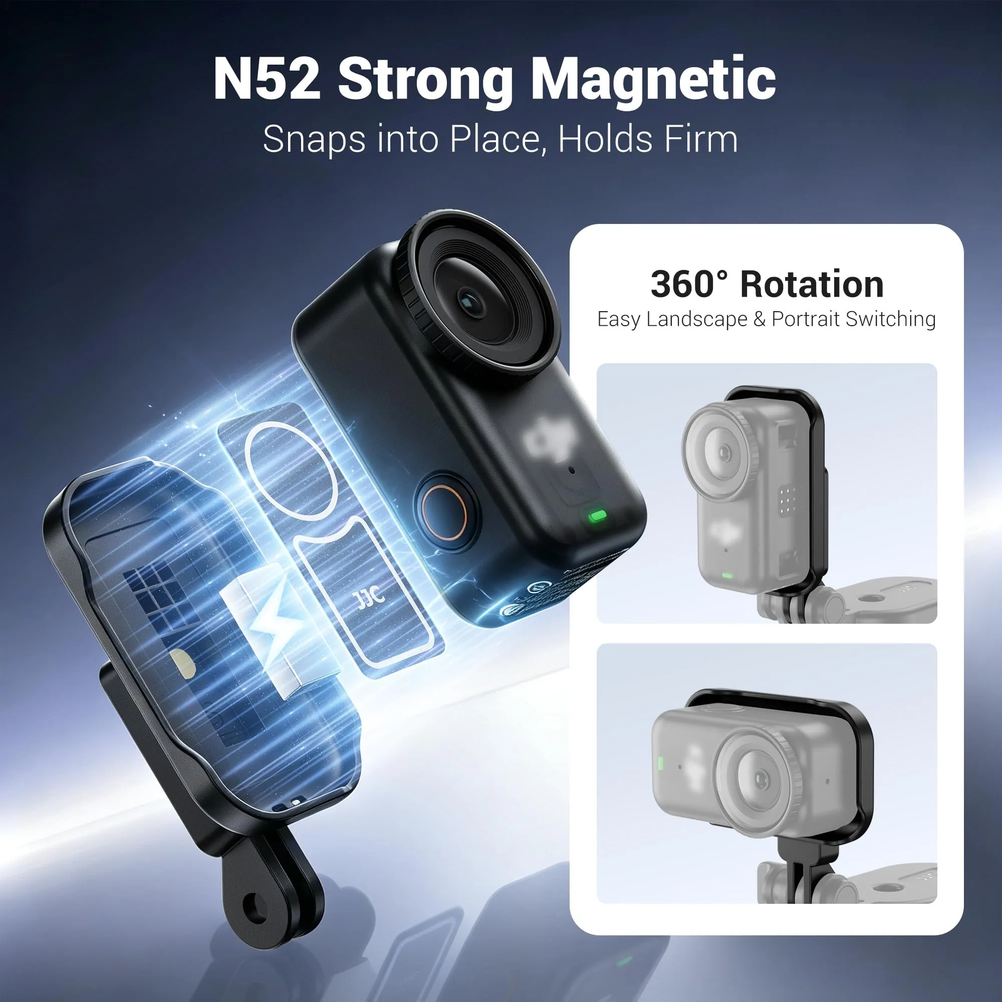 JJC Osmo Nano - Supporto magnetico girevole per DJI Osmo Nano - immagine 2