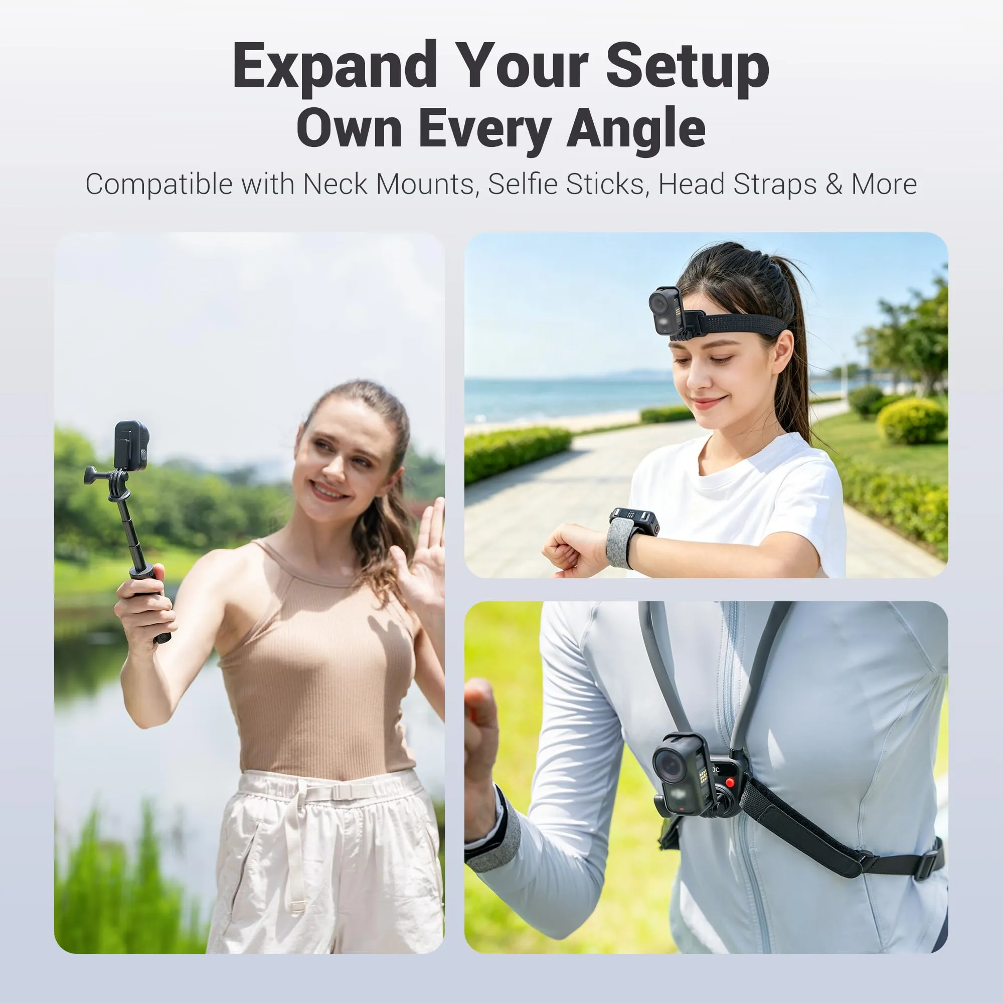 JJC Osmo Nano - Supporto magnetico girevole per DJI Osmo Nano - immagine 6