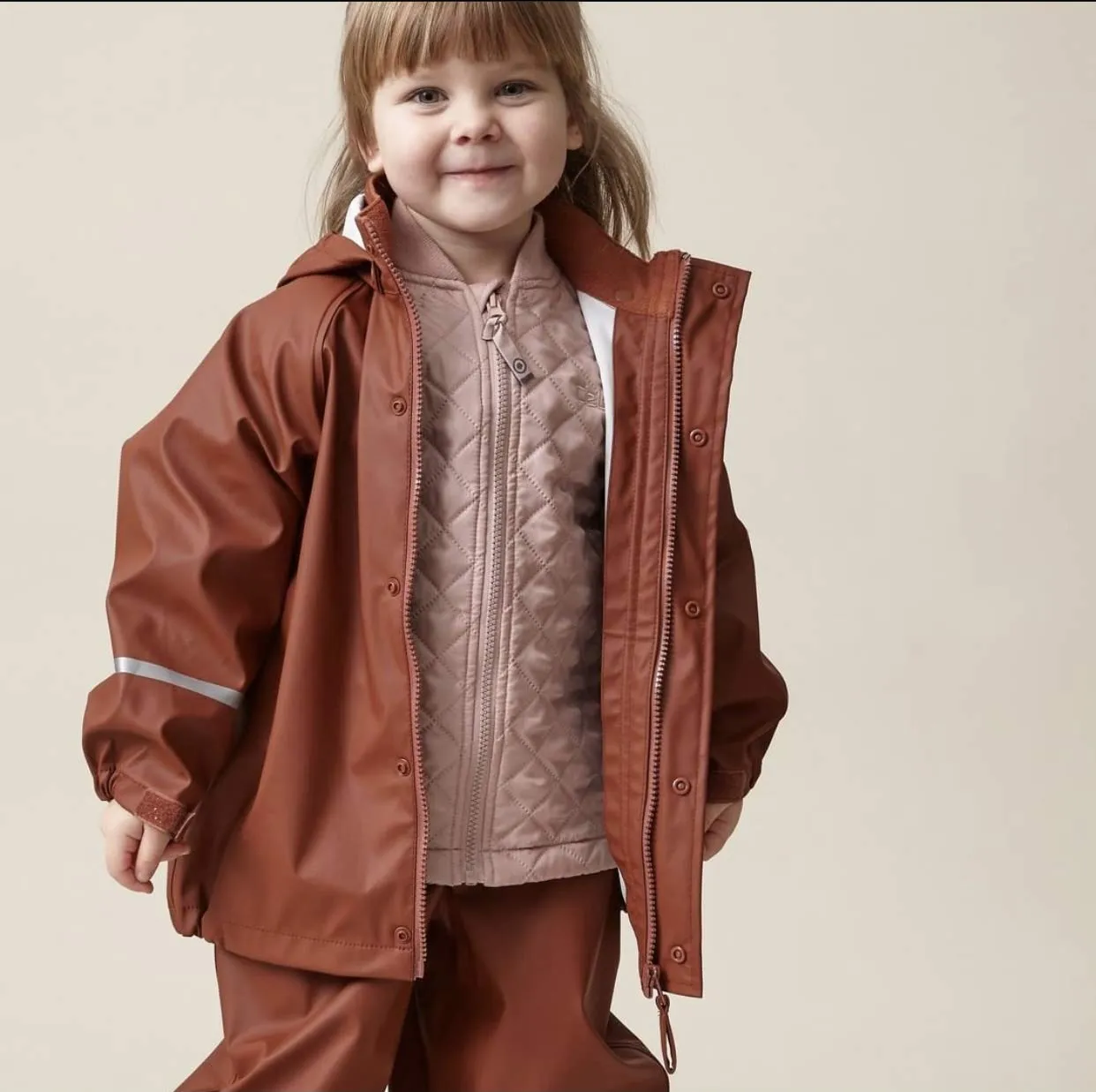 Celavi Basic Rainwear Suit-Solid Abito, Rosso (Red), 100cm Bambini e Ragazzi - immagine 2