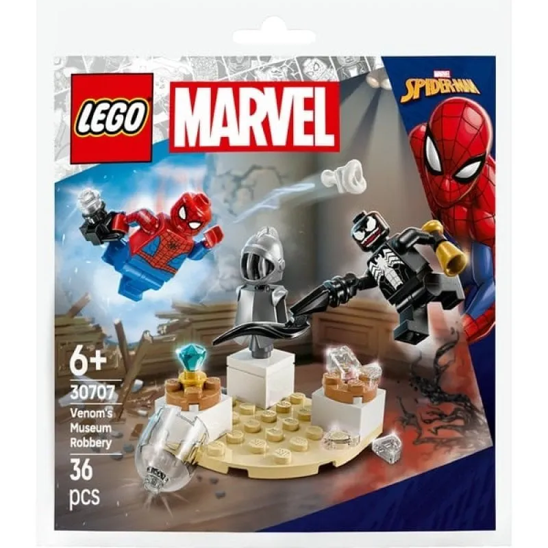 LEGO Marvel Asalto al Museo di Venom 30707 Spider-Man Diamante Armatura e Oro 30707 1 set - immagine 1
