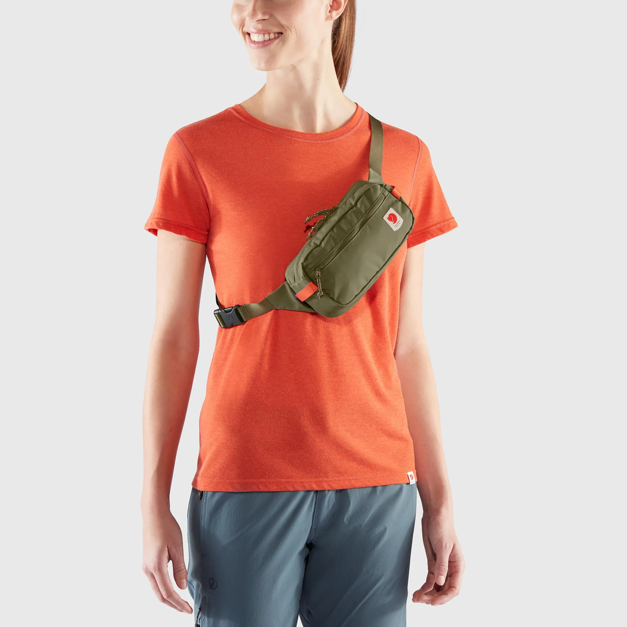 FJALLRAVEN 23223-623 High Coast Hip Pack Marsupio sportivo Unisex Mountain Green Taglia OneSize - immagine 3