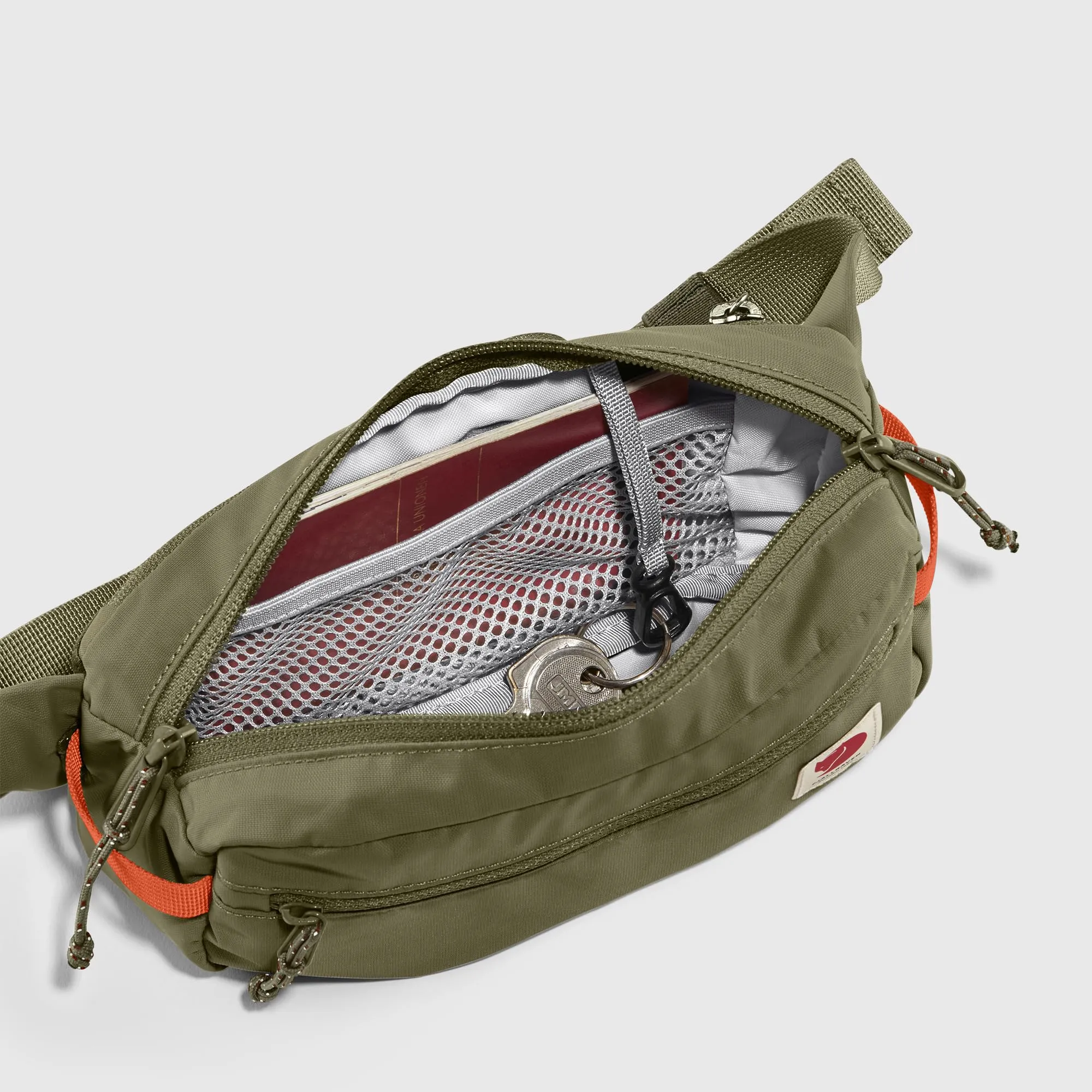 FJALLRAVEN 23223-623 High Coast Hip Pack Marsupio sportivo Unisex Mountain Green Taglia OneSize - immagine 5