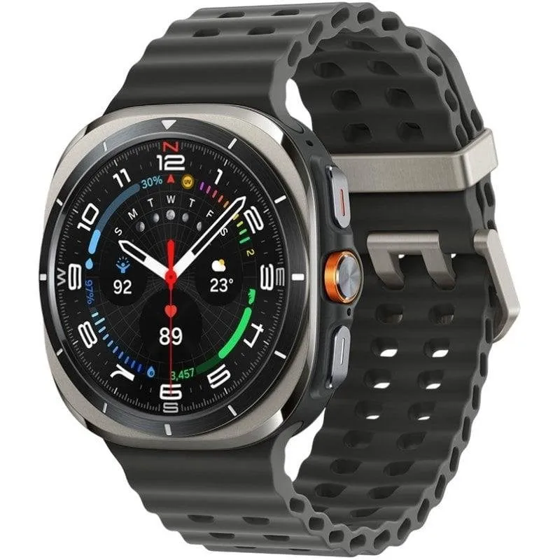 Samsung Galaxy Watch Ultra LTE GPS 47mm AMOLED Titanio Argento Taglia Unica Resistenza Acqua 10ATM IP68 - immagine 1