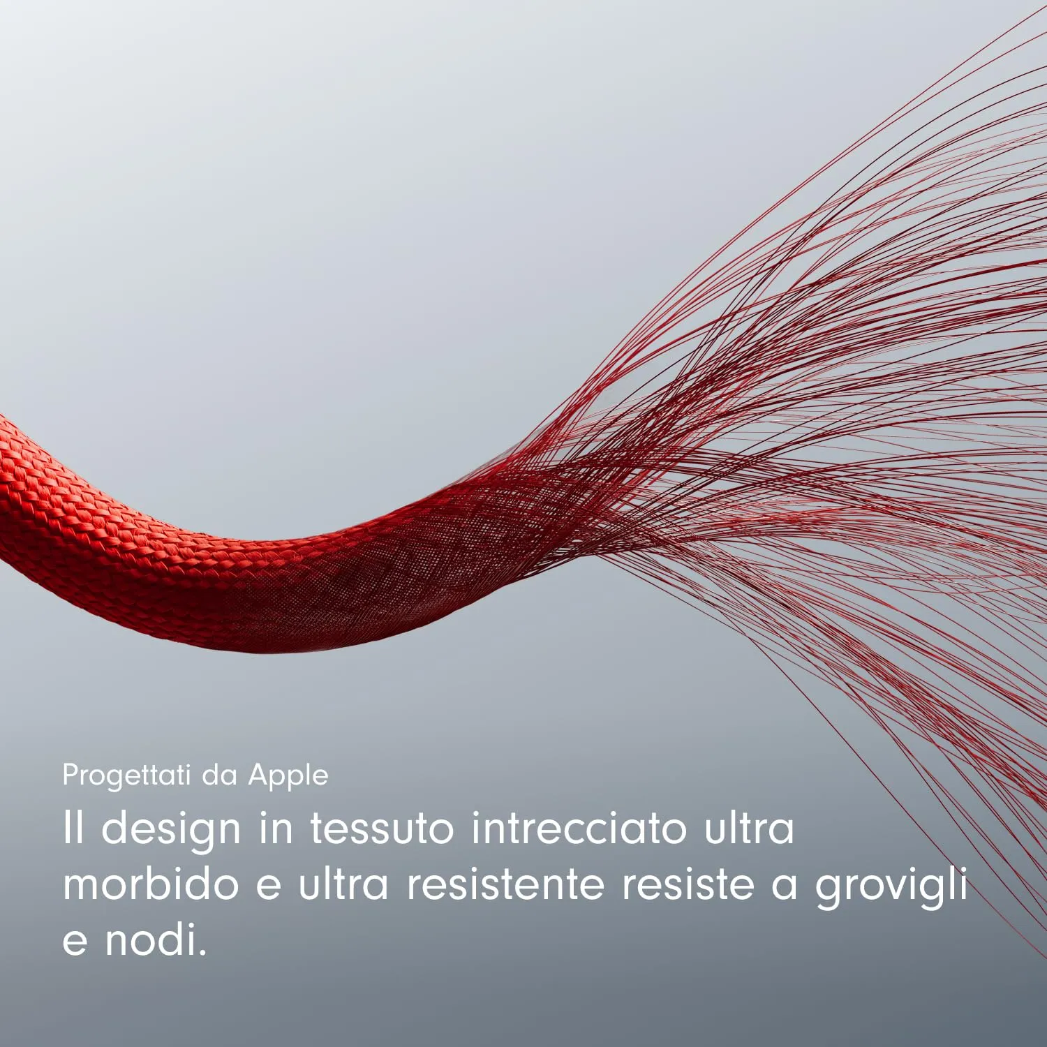 Beats da USB-C a USB-C Cavo in tessuto intrecciato, ricarica rapida, resistente e antigroviglio, caricatore compatibile per dispositivi Apple e Android (1,5 m) - Rosso rapido - immagine 4
