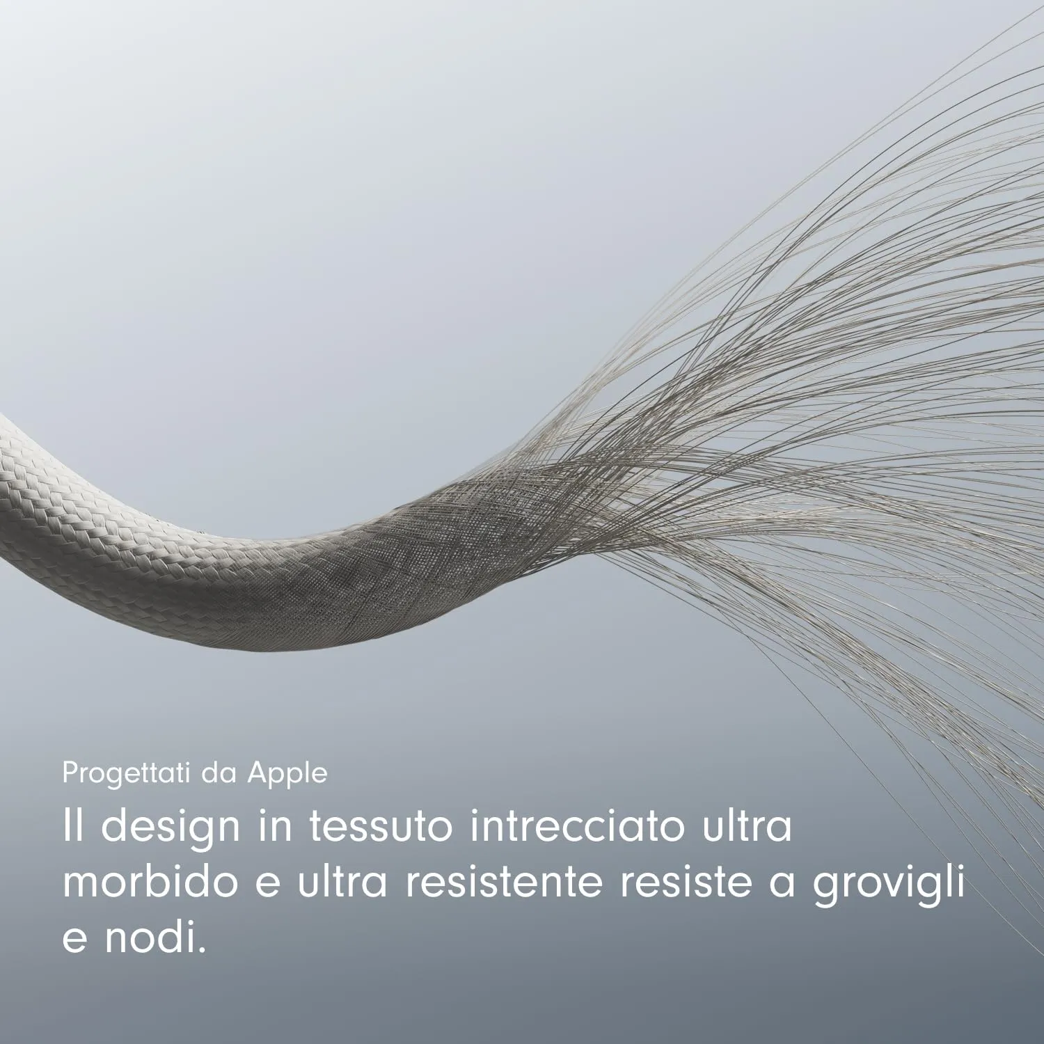 Beats in tessuto intrecciato da USB-C a Lightning Cavo, ricarica rapida, resistente e antigroviglio, caricatore compatibile per dispositivi Apple con porte Lightning (1,5 m) - Grigio guizzo - immagine 4