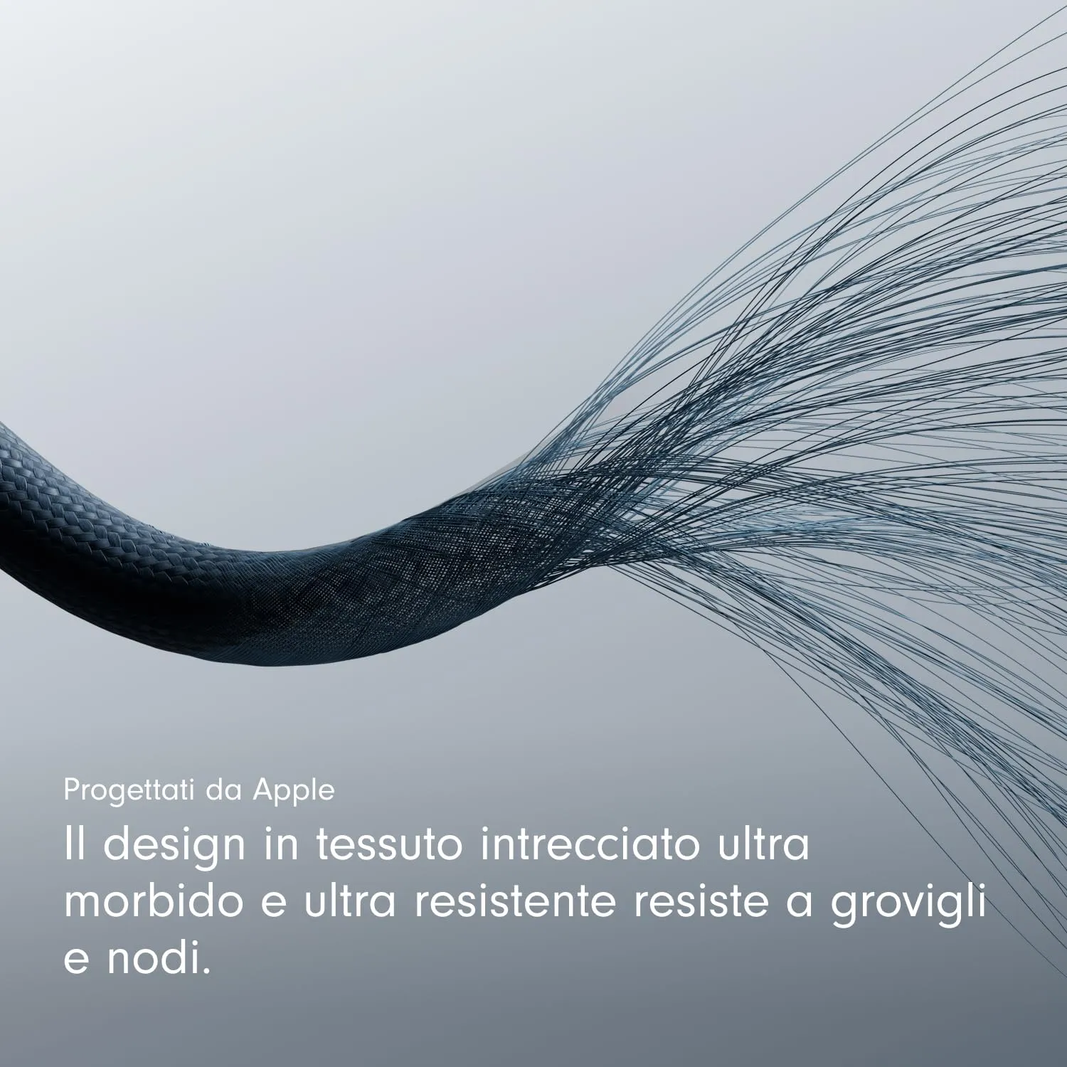 Beats da USB-C a USB-C Cavo in tessuto intrecciato, ricarica rapida, resistente e antigroviglio, caricatore compatibile per dispositivi Apple e Android (1,5 m) - Blu burrasca - immagine 4