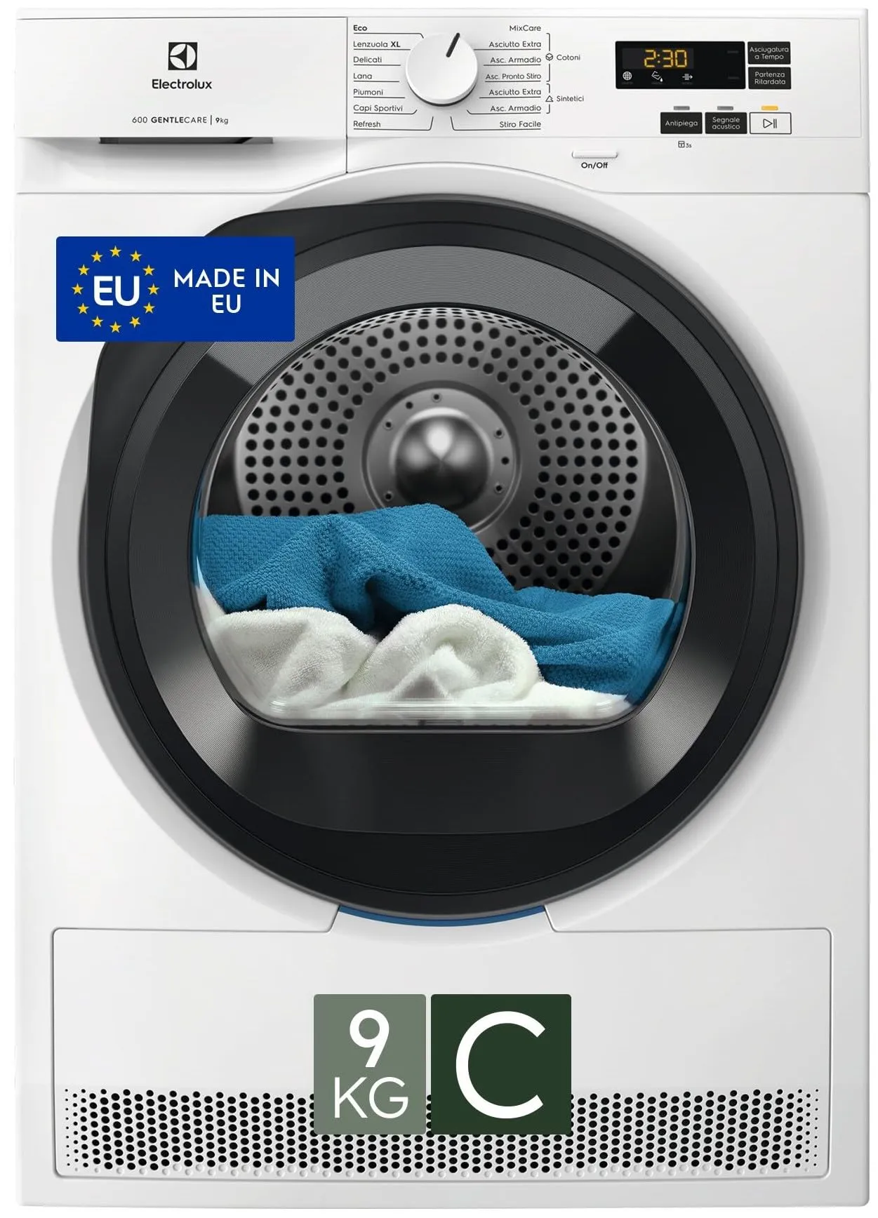 Electrolux EW6HCH19G Asciugatrice Pompa di Calore 9 kg SensiCare Serie 600 - immagine 1
