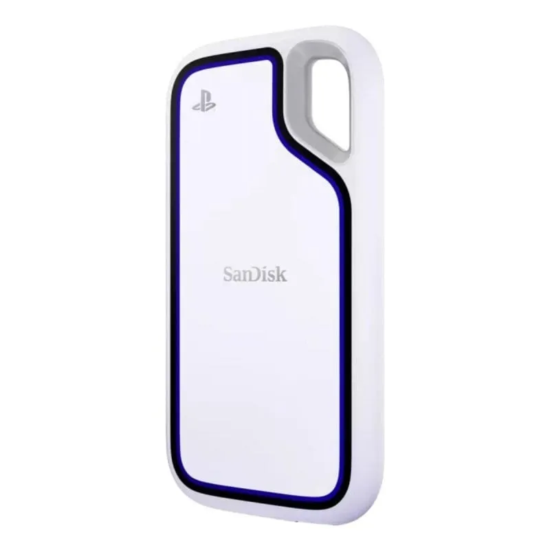 SSD SanDisk SDSSDE62P-1T00-G25 1TB USB Tipo C 3.2 Gen 2 Bianco - immagine 1