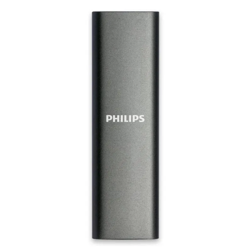 SSD Philips FM02SS030P/00 2 TB USB Tipo C 3.2 Gen 1 Grigio SSD Philips FM02SS030P/00 2 TB USB Tipo C 3.2 Gen 1 Grigio - immagine 1