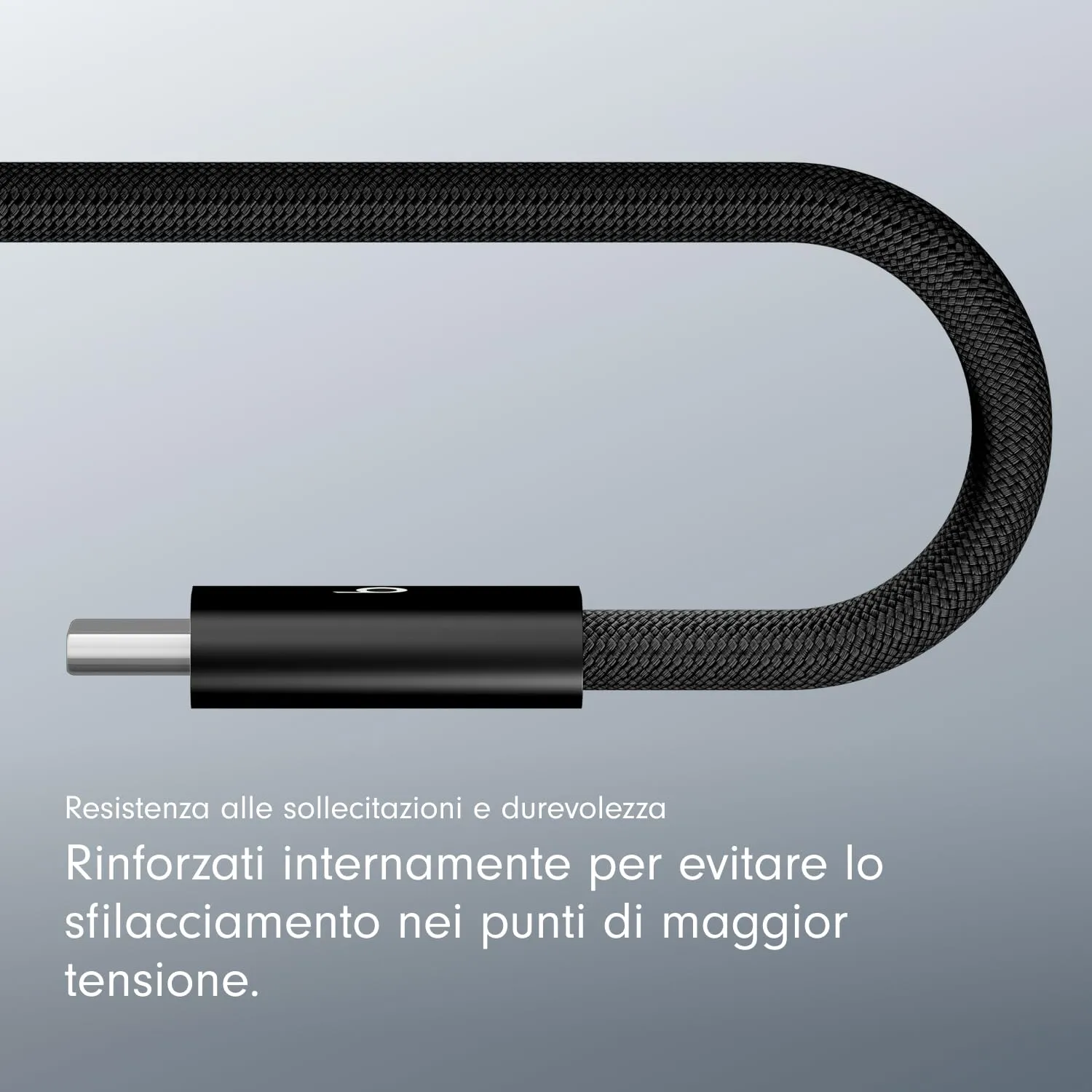Cavo Beats intrecciato da 240 W, da USB-C a USB-C, per ricarica rapida, resistente e antigroviglio, compatibile con dispositivi Apple e Android (3 m) – Nero nucleare - immagine 6
