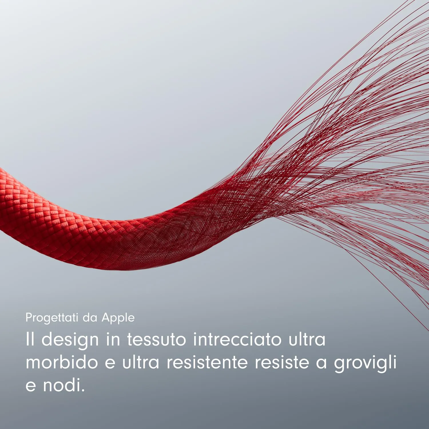 Cavo Beats intrecciato da 240 W, da USB-C a USB-C, per ricarica rapida, resistente e antigroviglio, compatibile con dispositivi Apple e Android (3 m) – Rosso rapido - immagine 5