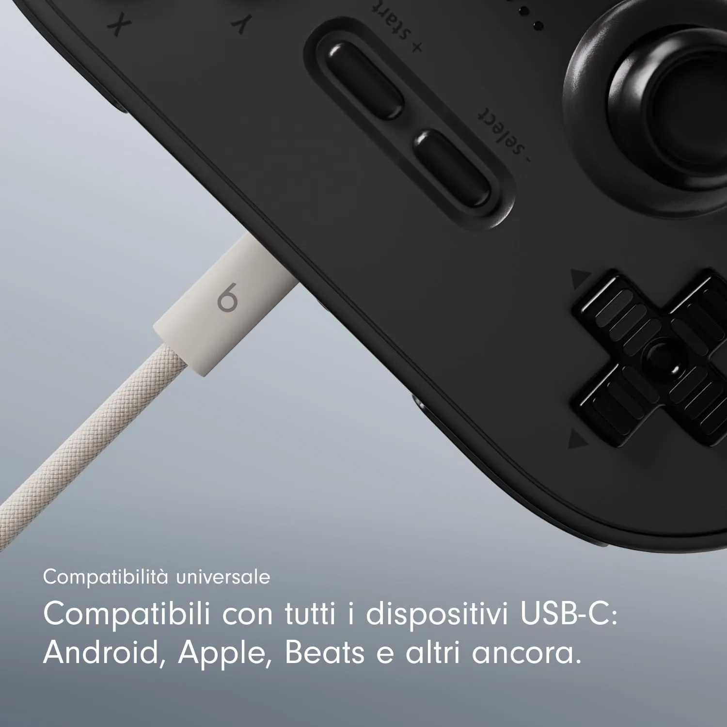 Cavo Beats intrecciato da 240 W, da USB-C a USB-C, per ricarica rapida, resistente e antigroviglio, compatibile con dispositivi Apple e Android (3 m) – Grigio guizzo - immagine 4