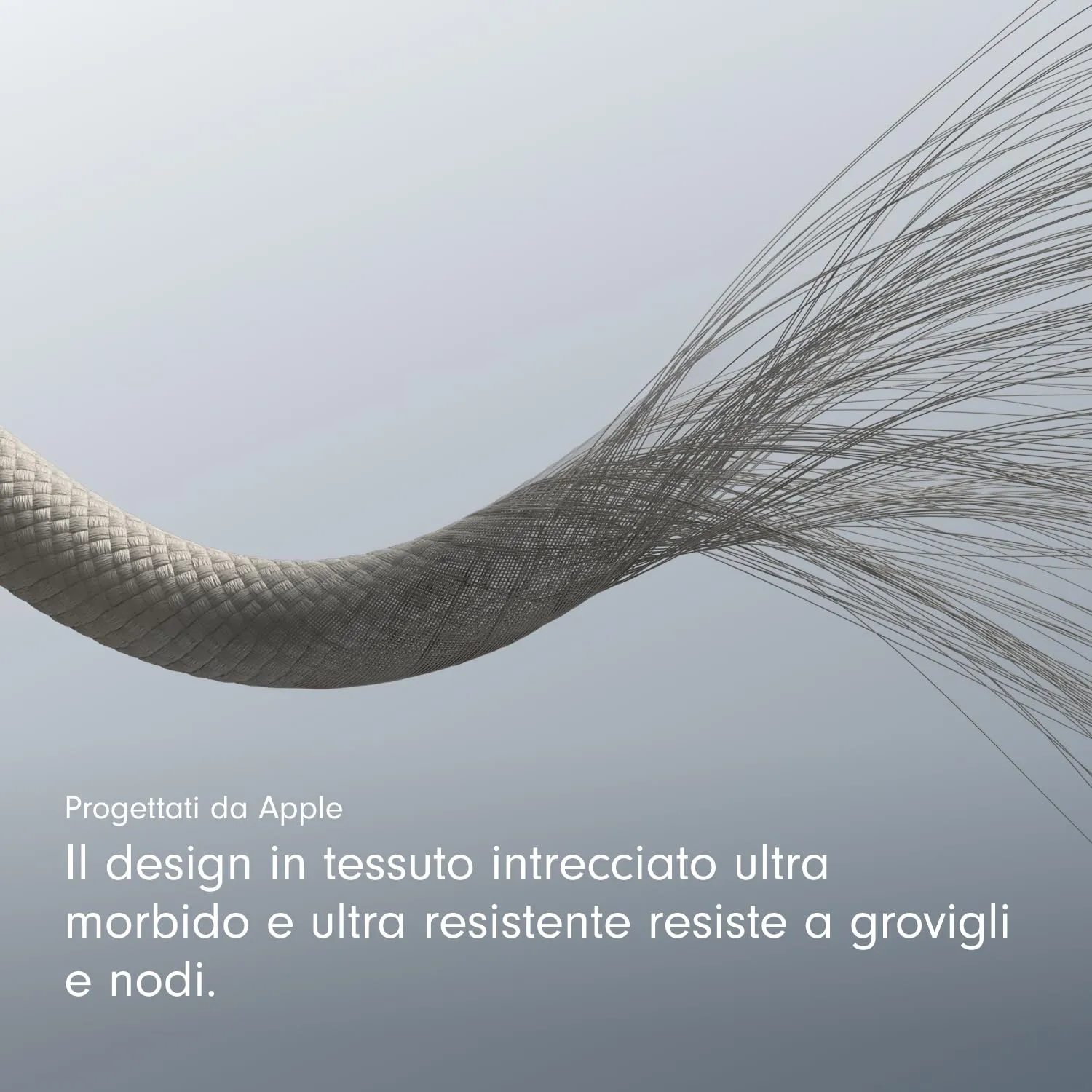 Cavo Beats intrecciato da 240 W, da USB-C a USB-C, per ricarica rapida, resistente e antigroviglio, compatibile con dispositivi Apple e Android (3 m) – Grigio guizzo - immagine 5