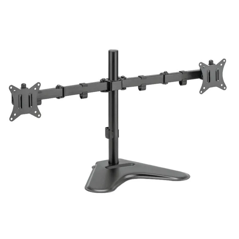 Supporto da Scrivania iggual SSM02 Regolabile per 2 Monitor 13"-32" Nero Supporto da Scrivania iggual SSM02 Regolabile per 2 Monitor 13"-32" Nero - immagine 1