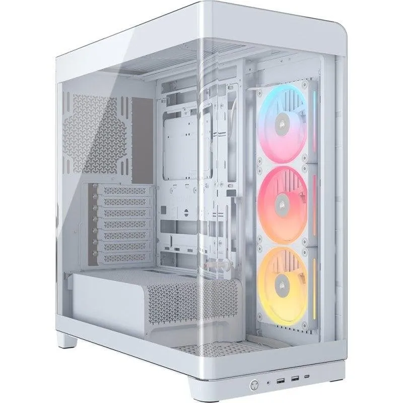 Torre Corsair 4500X LX-R RGB Midi Tower Vetro Temperato USB-C Bianca - immagine 1