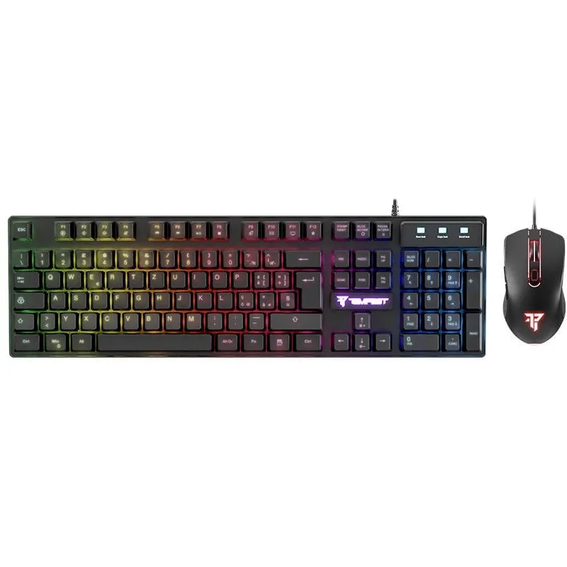 Tempest Combo 3100 RGB Tastiera + Mouse Gaming - immagine 1