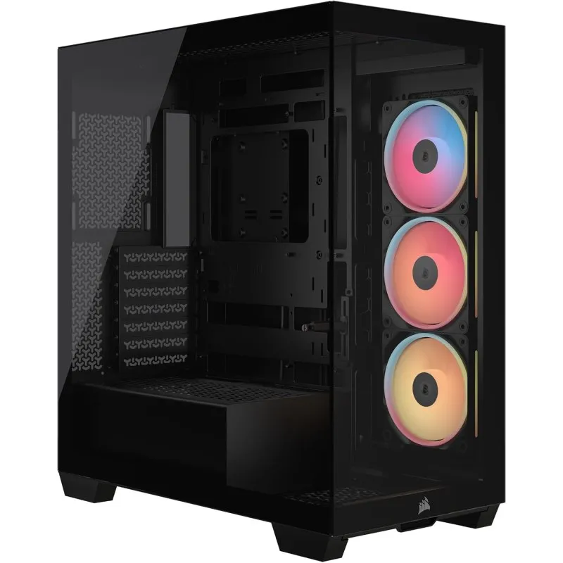Gabinetto PC Corsair 3500X LX-R RGB Vetro Temperato con 3 Ventole RGB e Supporto Radiatori 360mm - immagine 1
