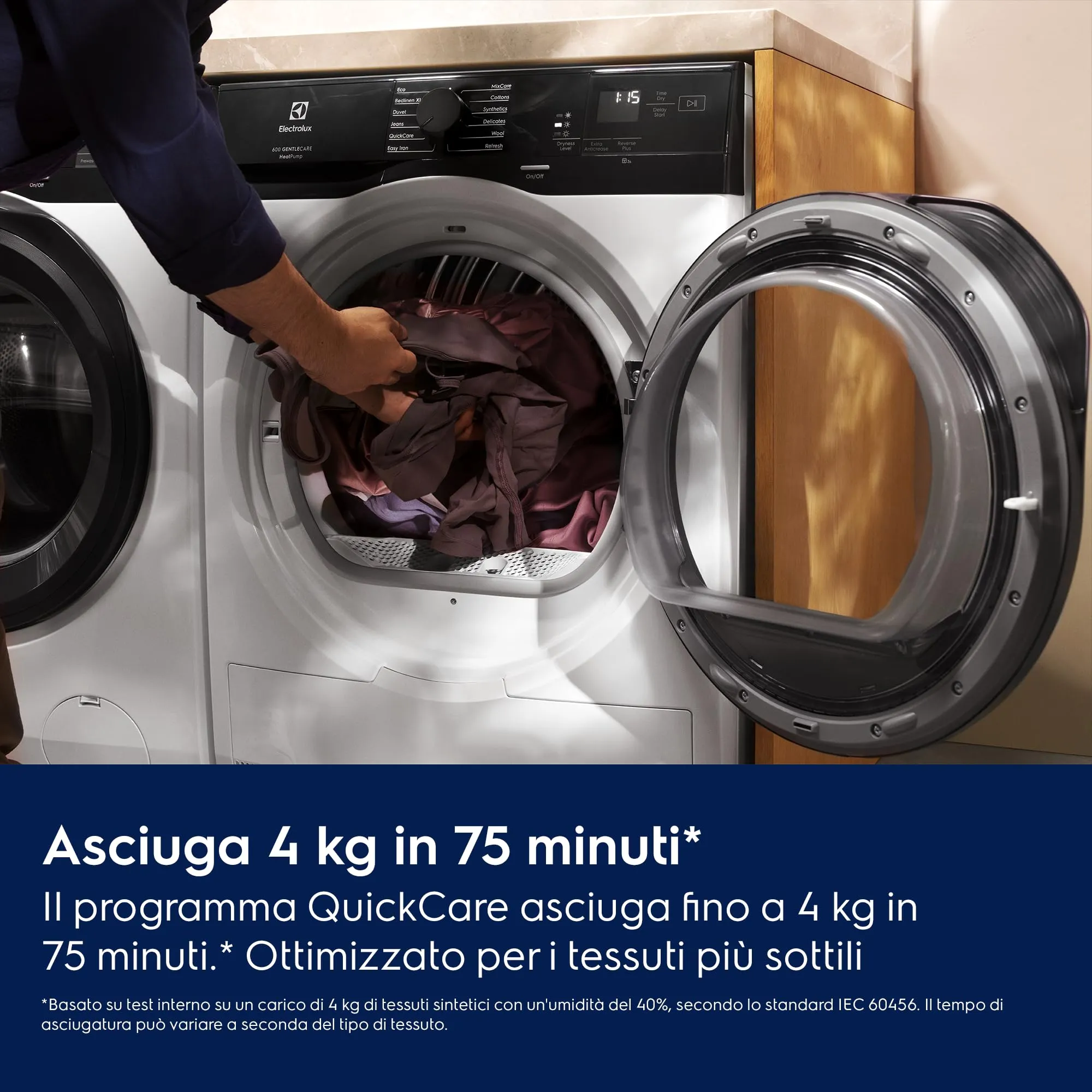 Electrolux EW6H28B Asciugatrice Pompa di Calore 8 kg, Refresh, Antipiega - immagine 4