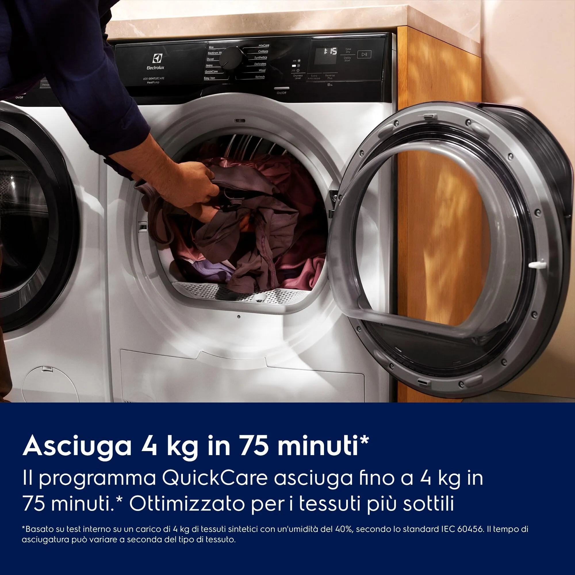 Electrolux EW6HZ1C8 Asciugatrice Pompa di Calore 8 kg, GentleCare - immagine 4