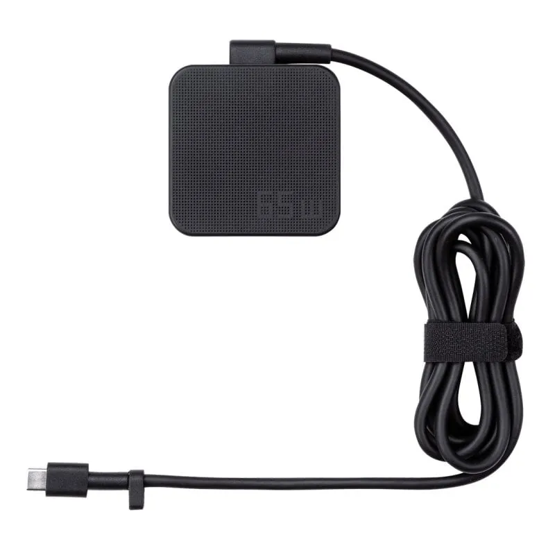 Adattatore di alimentazione e inverter USB ASUS AC65-00 da 65 W per interni, nero - immagine 1