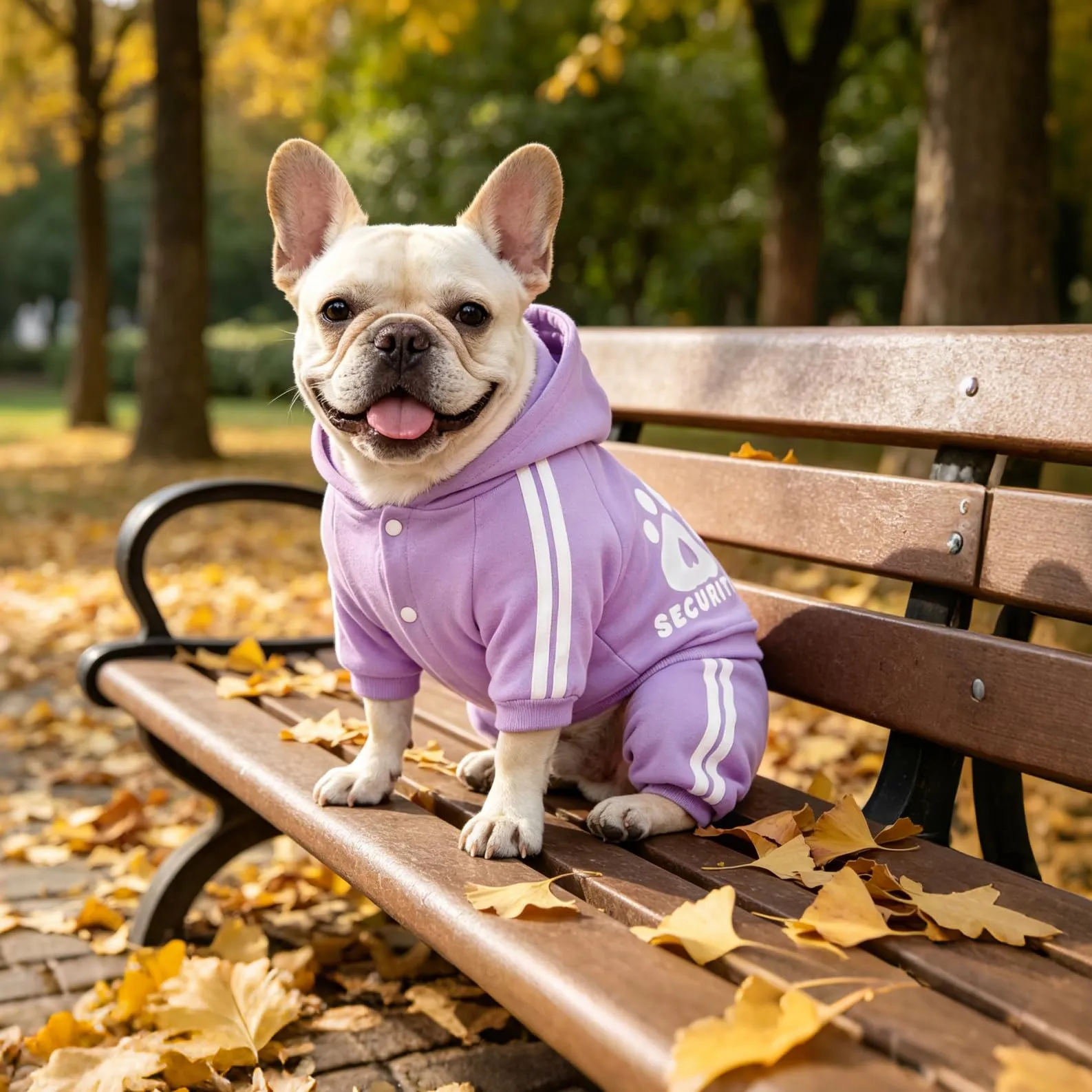 Dolahovy Felpa con cappuccio per cani Abbigliamento animali domestici Maglioni cuccioli autunno inverno Cappotti in pile cani Abito cane cotone per Chihuahua Small Medium Cani (Violetta, XXL) - immagine 4