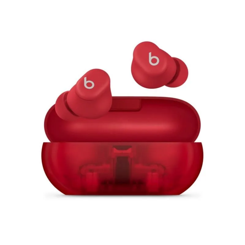 Auricolari In-Ear Beats Solo Buds Rosso Trasparente True Wireless Bluetooth Classe 1 - immagine 1
