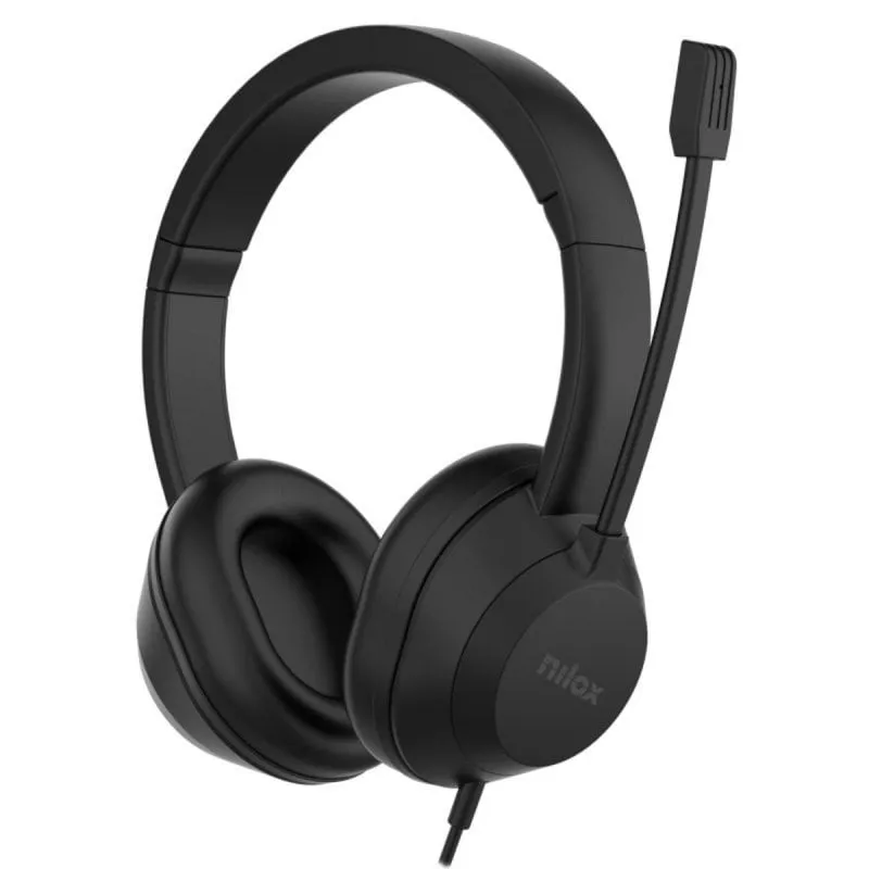 Auricolare Nilox NXAUSB02 Alámbrico Nero 20-20000 Hz USB Tipo A Auricolare - immagine 1