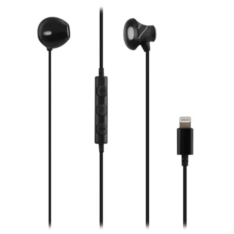 Auricolare T'nB CURV Alámbrico Nero 20-20000 Hz 13g Lightning Integrato - immagine 1