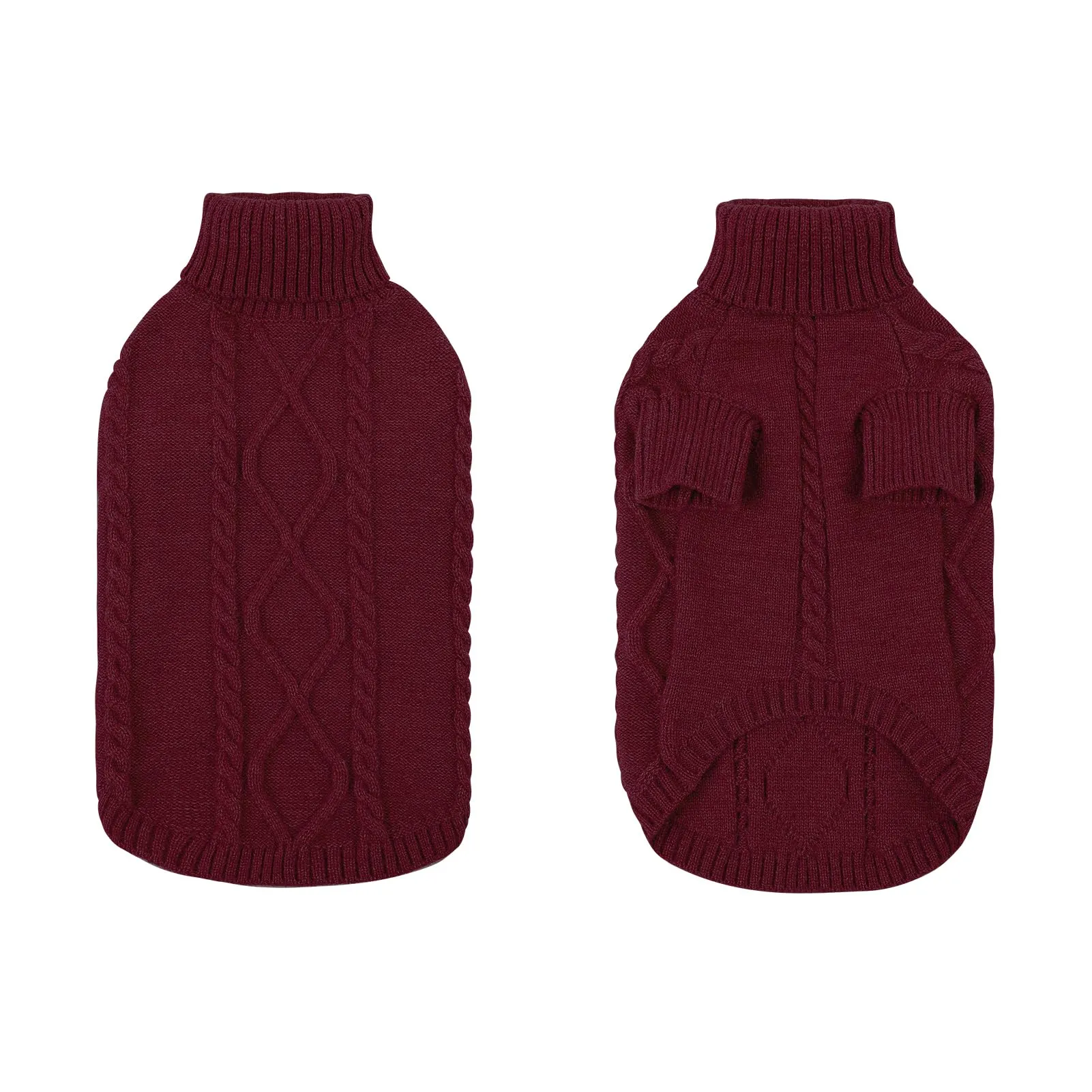 Queenmore Maglioncino Cane Bassotto Caldo Elastico Collo Alto Ritorto - immagine 8