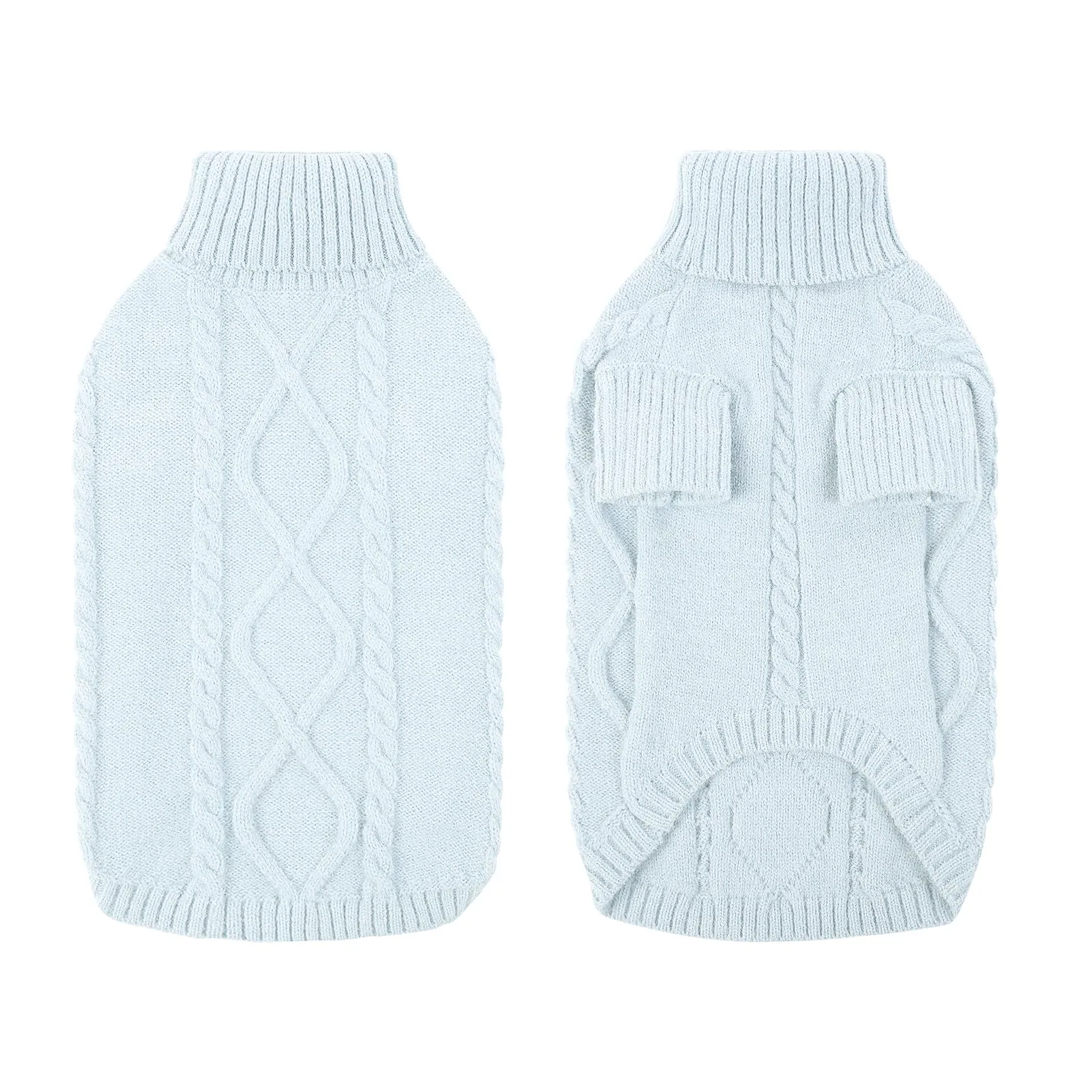 Queenmore Maglione Cane Bassotto Caldo Elastico Collo Alto Ritorto - immagine 8