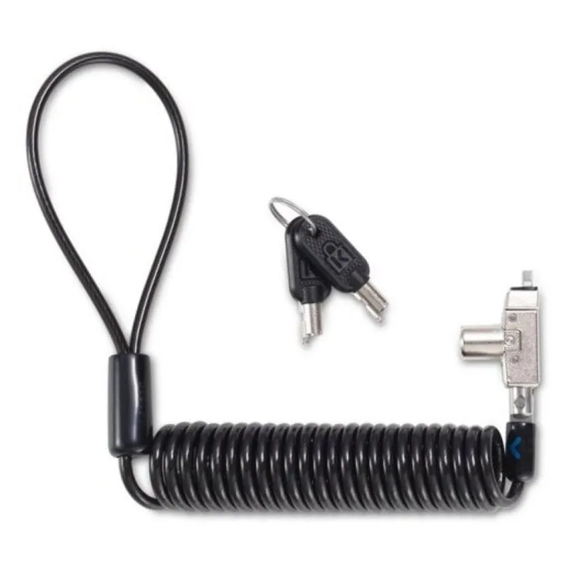 Candado Kensington N17 2.0 Plata Coiled 1,8 m Llave Portátil Candado Kensington N17 2.0 Plata Coiled 1,8 m Llave Portátil - immagine 1