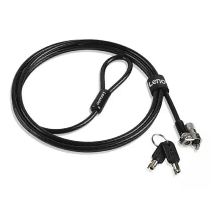 Cavo Sicurezza Lenovo 4XE1L68273 1,8 m Kensington Acciaio al Carbonio Nero - immagine 1
