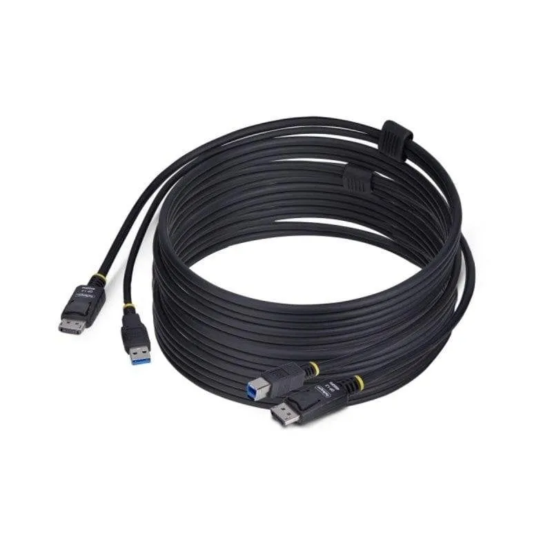 Cavo KVM DisplayPort StarTech.com 3,1m USB 5Gbps 4K60Hz HDR10 Compatibile Universale - immagine 1