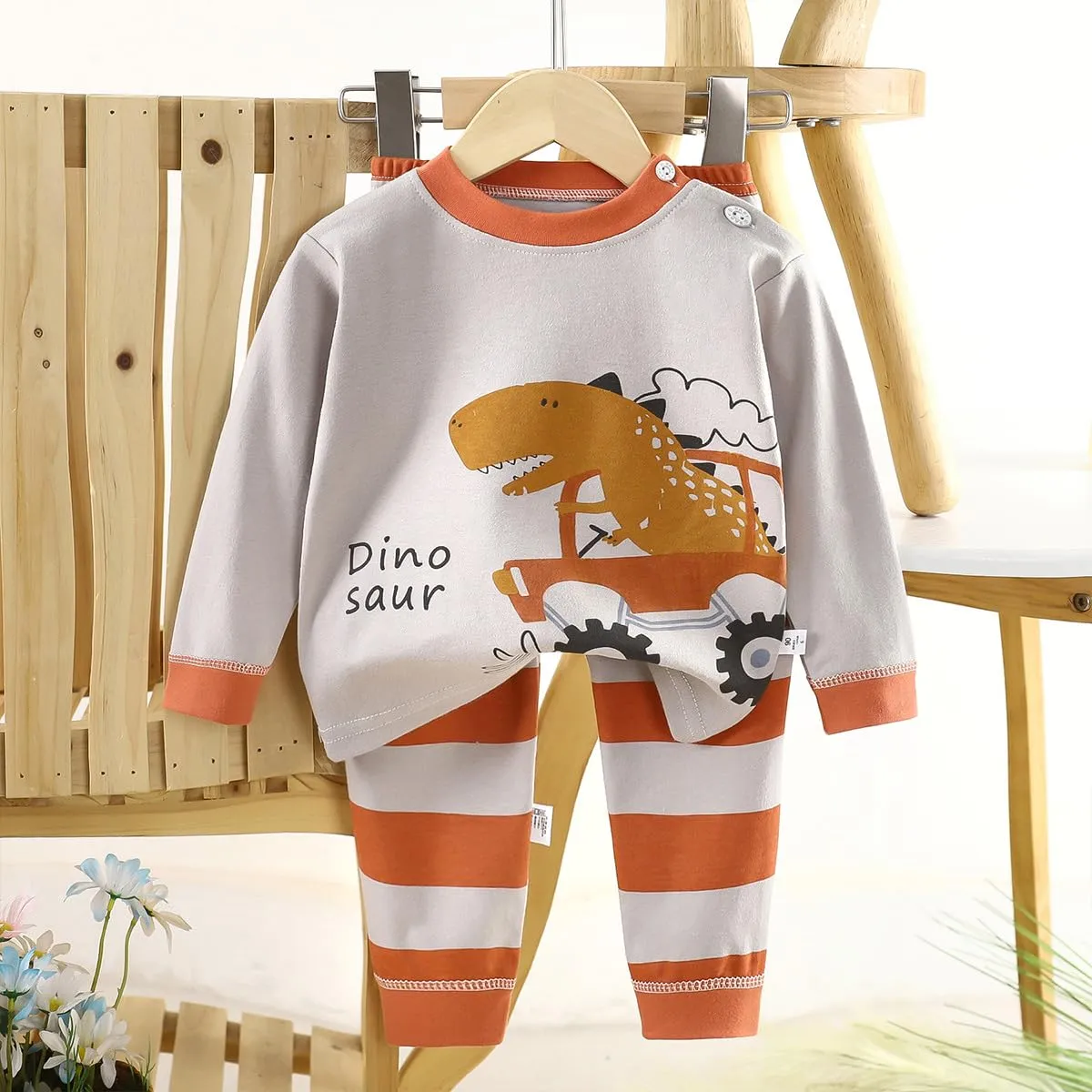 XM-Amigo 3 Completo Pigiami a Maniche Lunghe in Cotone per Bambino Maschio - immagine 8