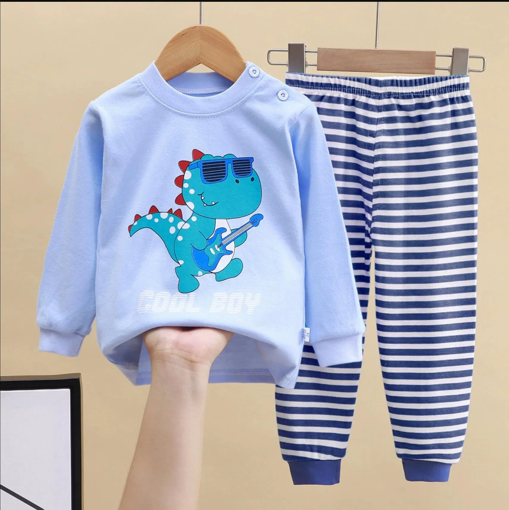 XM-Amigo 3 Completo Pigiami a Maniche Lunghe in Cotone per Bambino Maschio - immagine 7