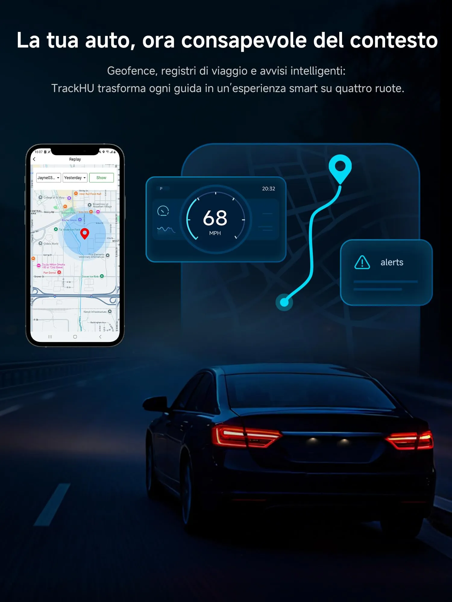 Adattatore wireless CarPlay/Android Auto, AI Box con 4G LTE/Navigazione GPS - immagine 7