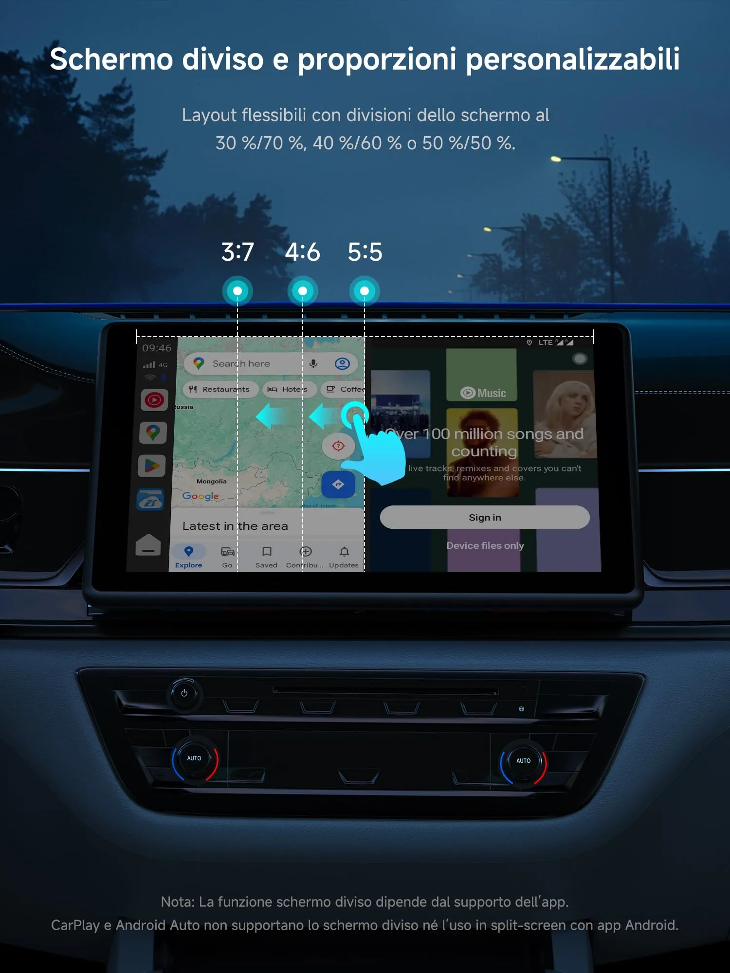 Adattatore wireless CarPlay/Android Auto, AI Box con 4G LTE/Navigazione GPS - immagine 8