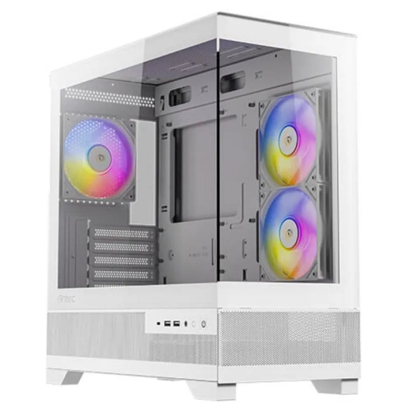 Case PC Mini Tower Antec CX500m RGB Bianco ITX Micro ATX con Vetro e RGB Case PC Mini Tower Antec CX500m RGB Bianco ITX Micro ATX con Vetro e RGB - immagine 1
