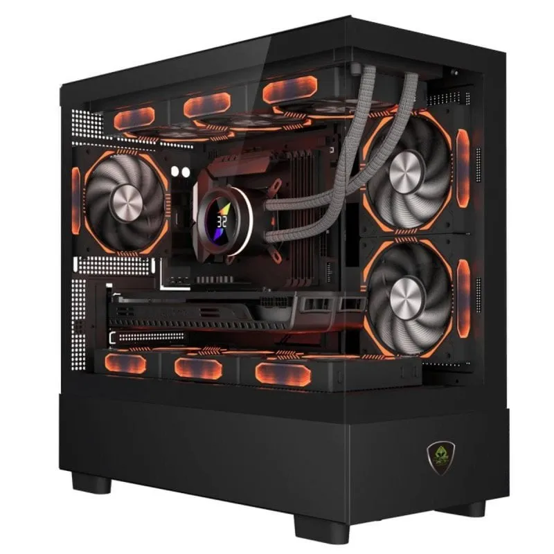 Case PC Keep Out XC-301 Glass ARGB Micro ATX ITX Nero Case PC Keep Out XC-301 Glass ARGB Micro ATX ITX Nero - immagine 1