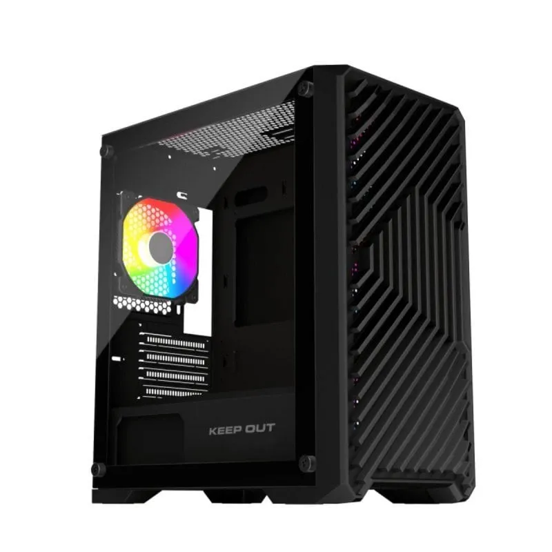 Case PC Keep Out XC-220 Glass Micro ATX ARGB Nero Case PC Keep Out XC-220 Glass Micro ATX ARGB Nero - immagine 1