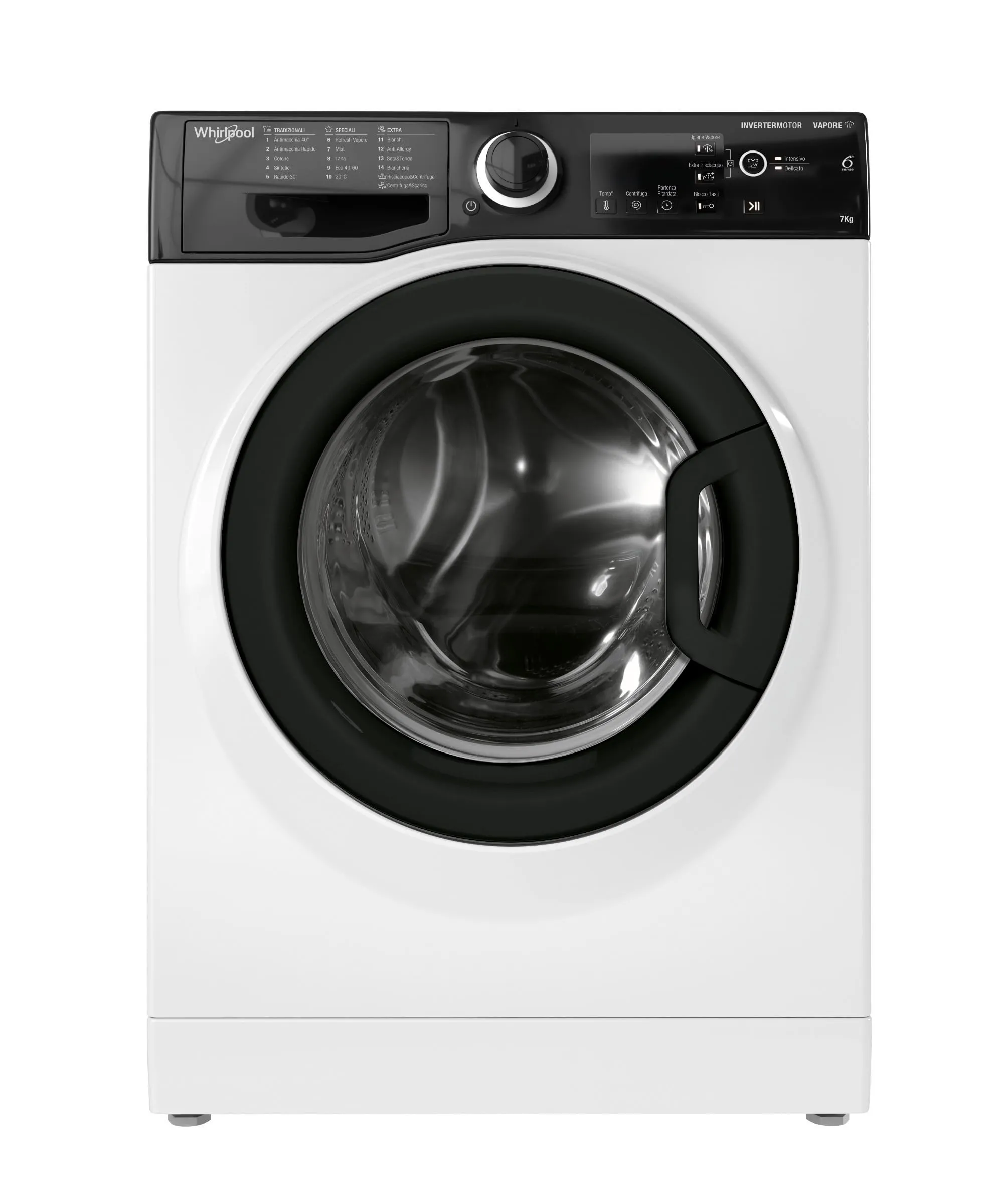 Whirlpool WSB 726 K IT Lavatrice 7 kg 1200 giri/min, Classe A - immagine 2