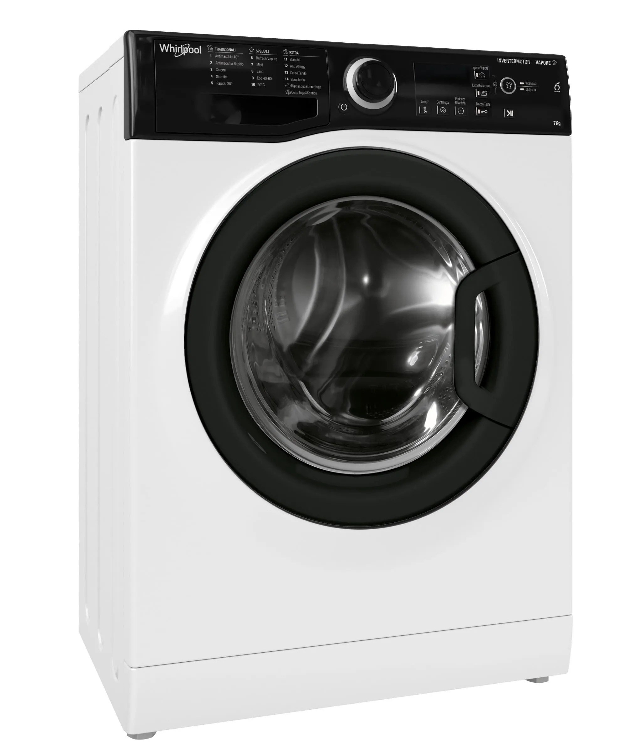 Whirlpool WSB 726 K IT Lavatrice 7 kg 1200 giri/min, Classe A - immagine 3