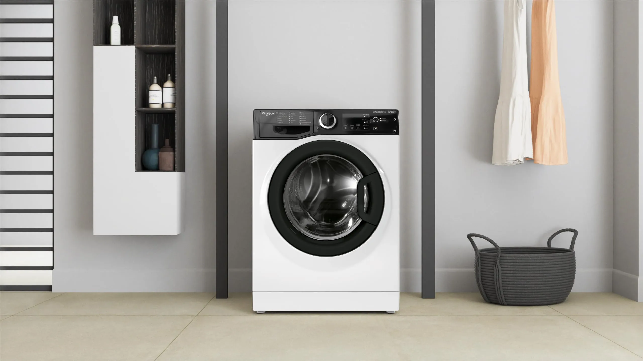 Whirlpool WSB 726 K IT Lavatrice 7 kg 1200 giri/min, Classe A - immagine 4