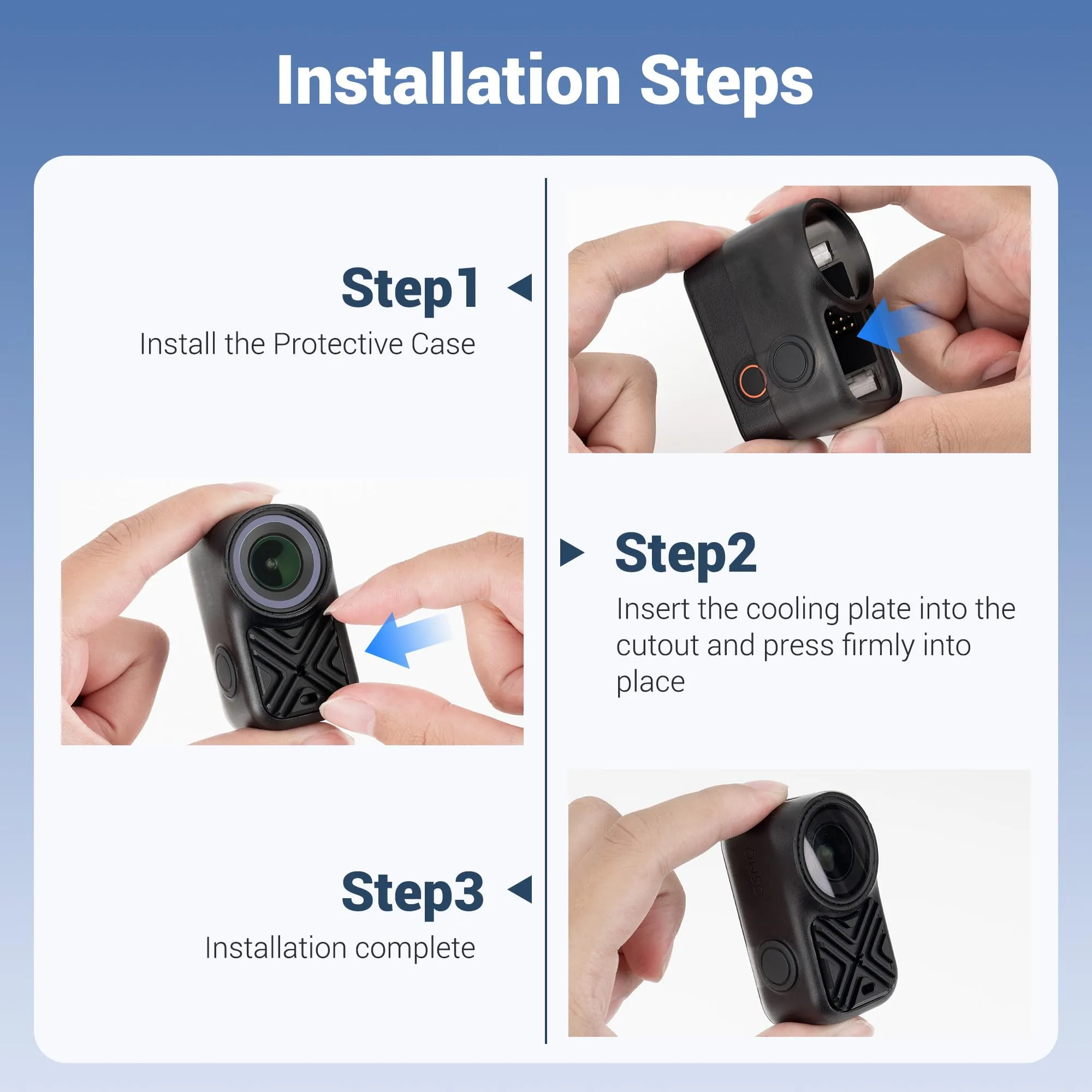 JJC Osmo Nano - Set di raffreddamento con adattatore per DJI Osmo Nano - immagine 3