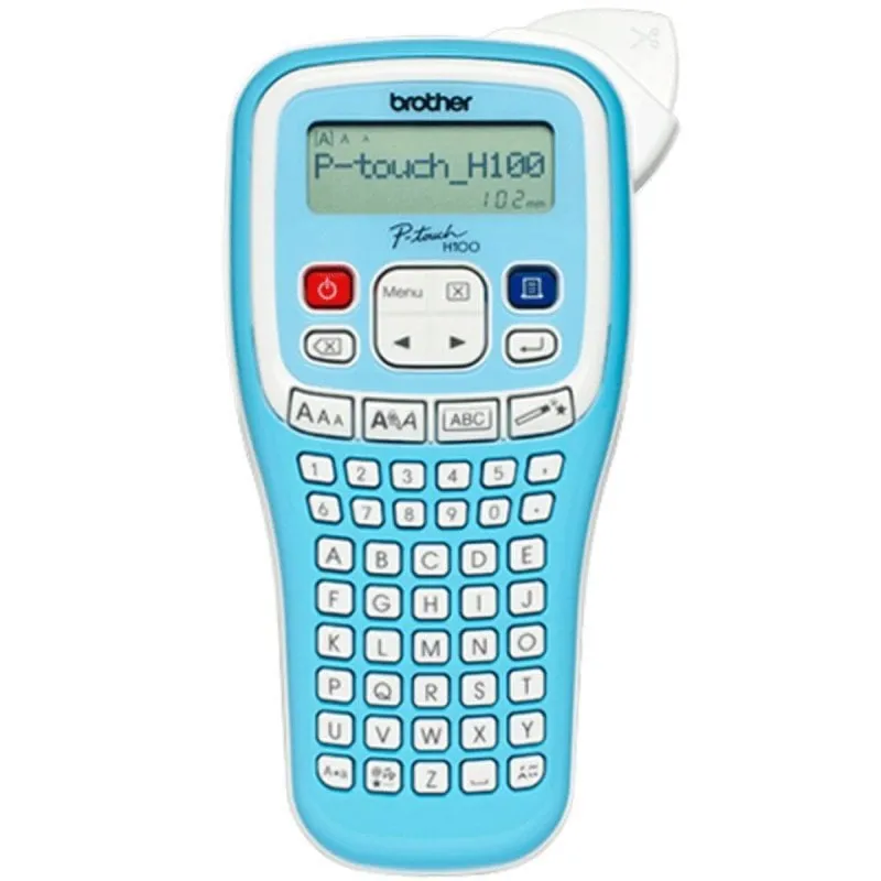Etichettatrice Brother PT-H100LB Trasferimento Termico 180x180 DPI Velocità 20mm/s Blu - immagine 1