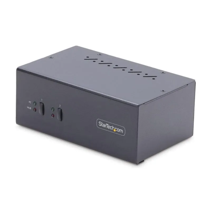 Conmutatore KVM StarTech.com 2 Porte DisplayPort 4K 60Hz Hub USB 5Gbps Conmutatore KVM StarTech.com 2 Porte DisplayPort 4K 60Hz Hub USB 5Gbps - immagine 1