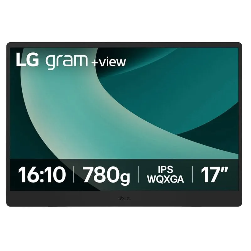Monitor Portatile LG 17MT70 17" IPS WQXGA 99% DCI-P3 350 cd/m² USB-C Mini HDMI Monitor Portatile LG 17MT70 17" IPS WQXGA 99% DCI-P3 350 cd/m² USB-C Mini HDMI - immagine 1